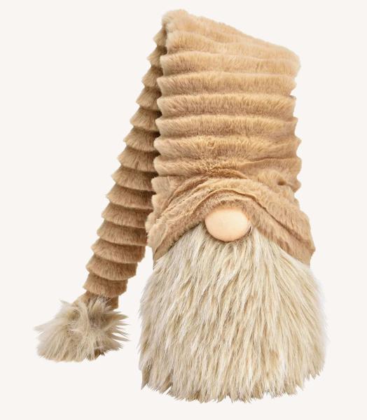 Weihnachtswichtel Beige, 23 cm hoch
